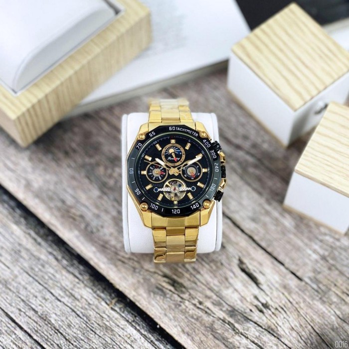Наручний годинник Forsining 6913 Gold-Black