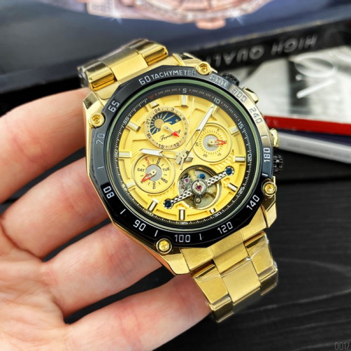 Годинник Forsining 6913 Gold-Black-Gold: стиль та функціональність