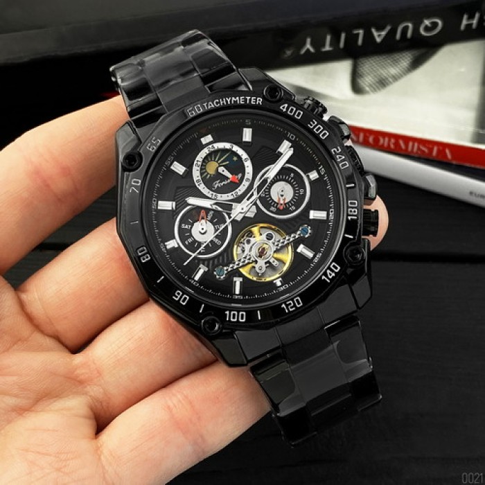 Наручний годинник Forsining 6913 All Black
