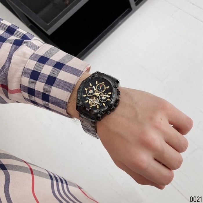 Наручний годинник Forsining 6913 All Black