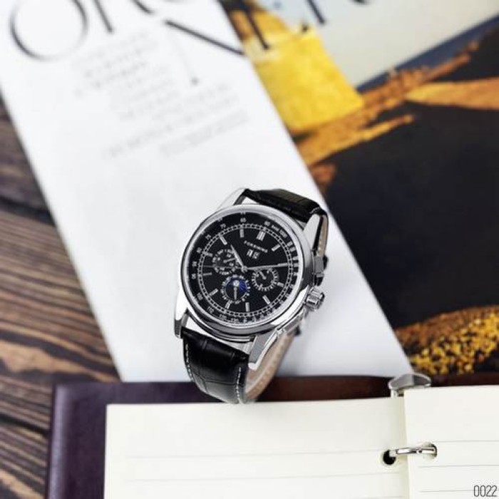 Наручний годинник Forsining 319 Black-Silver-Black