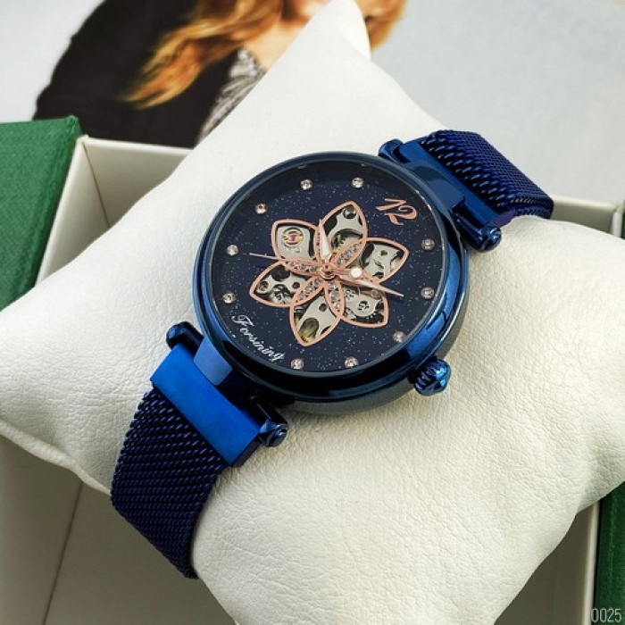Наручний годинник Forsining 8189 All Blue