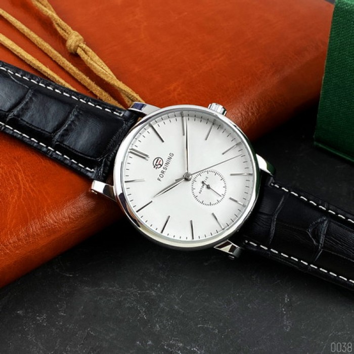 Forsining 8214 Silver-White-Black