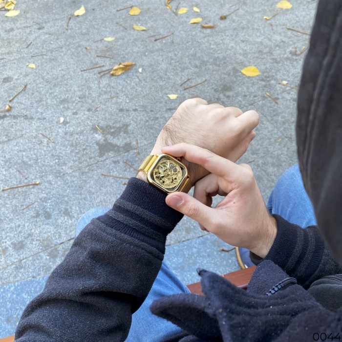 Наручний годинник Forsining 8181 All Gold