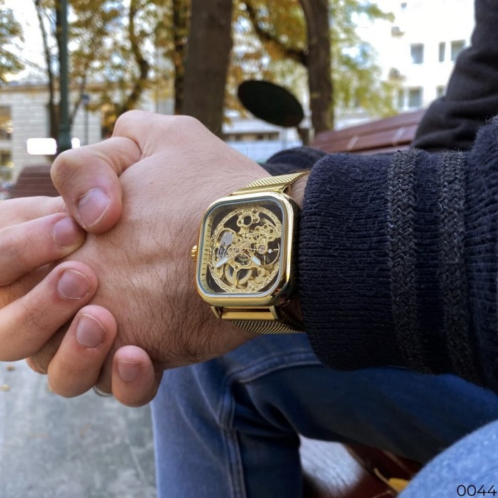 Наручний годинник Forsining 8181 All Gold