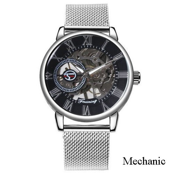 Годинник Forsining 8099 All Silver – стиль та функціональність