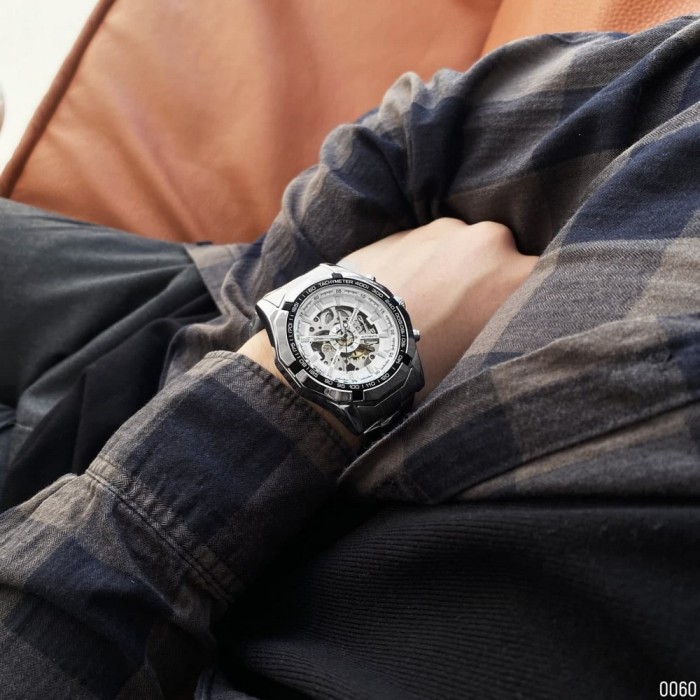 Forsining 8042 Silver-White – Стильний чоловічий годинник