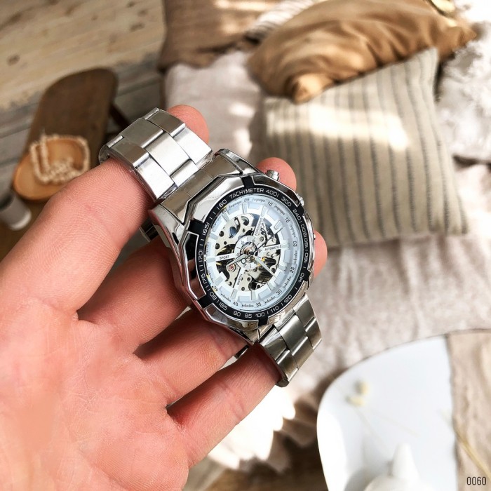 Forsining 8042 Silver-White – Стильний чоловічий годинник