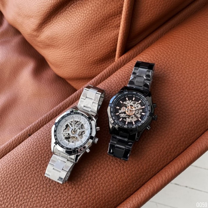 Forsining 8042 All Black — Чоловічий стильний годинник