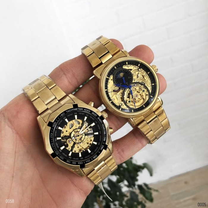 Годинник Forsining 8042 Gold-Black - елегантність і стиль