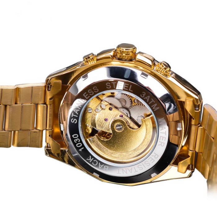 Годинник Forsining 8207 Gold-Black: Елегантність та Функціональність