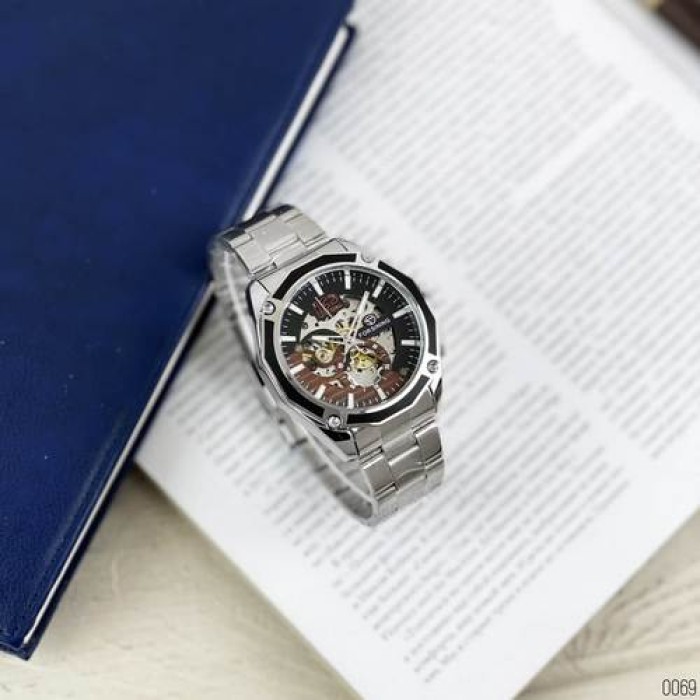 Годинник Forsining 8207 Silver-Black – стиль і точність