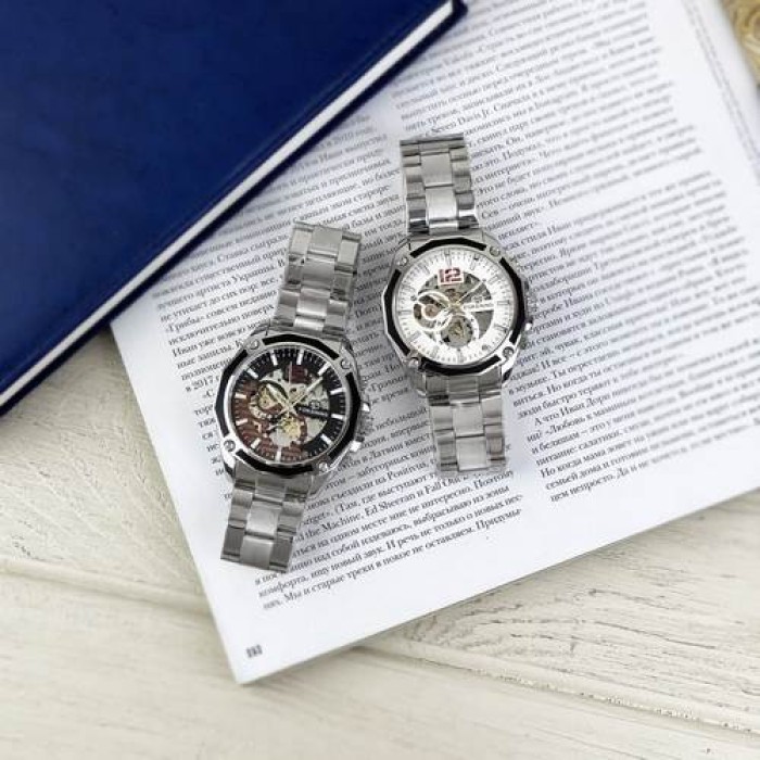 Годинник Forsining 8207 Silver-Black – стиль і точність