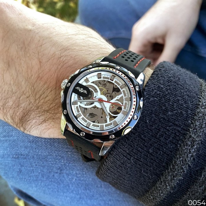 Наручний годинник Winner 8027 Black-Silver-White