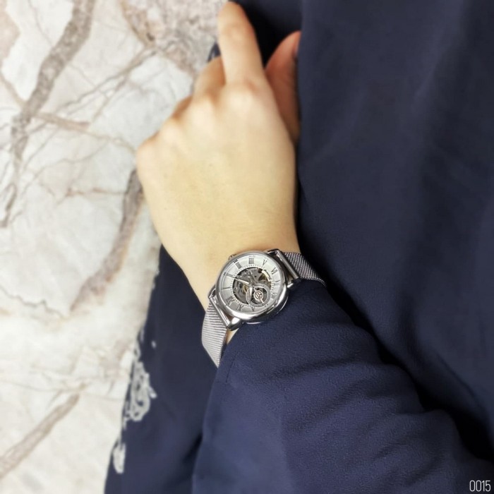 Наручний годинник Forsining 8099 Silver-White