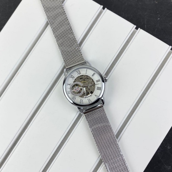 Наручний годинник Forsining 8099 Silver-White