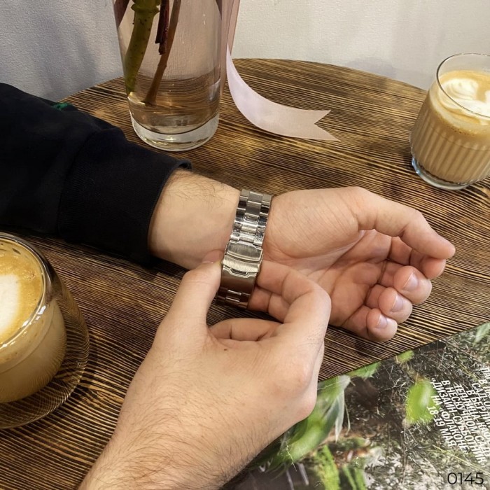 Наручний годинник Forsining 8200 Silver-Black