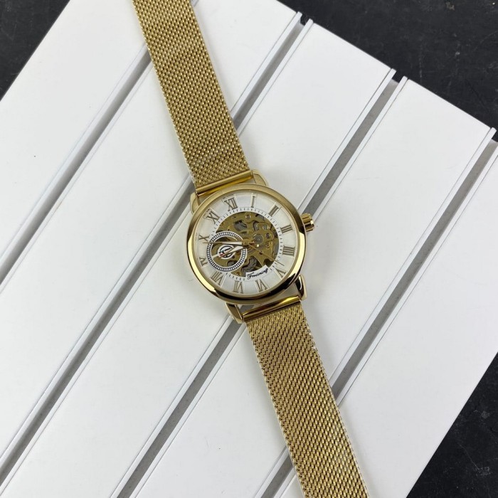 Наручний годинник Forsining 8099 Gold-White
