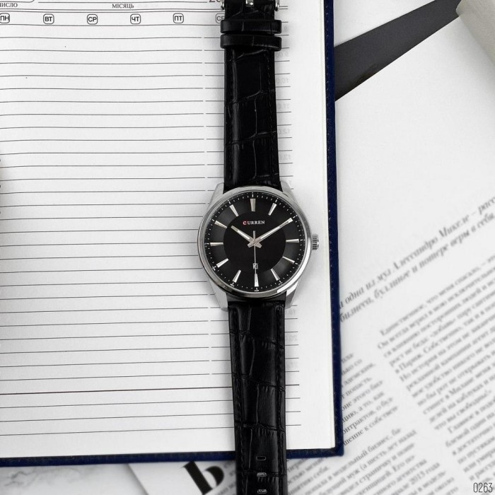 Curren 8365 Silver-Black