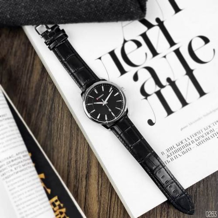 Curren 8365 Silver-Black