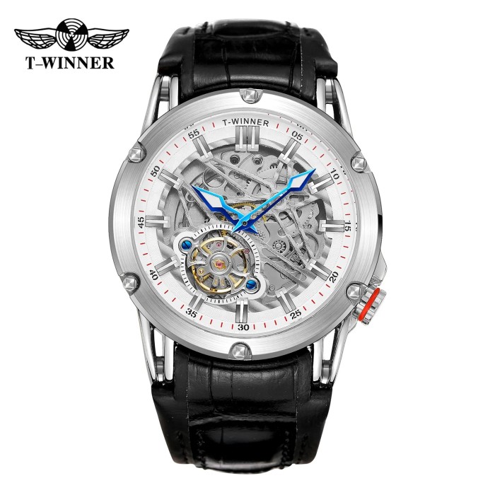 Чоловічий годинник Forsining 8260 Silver-White