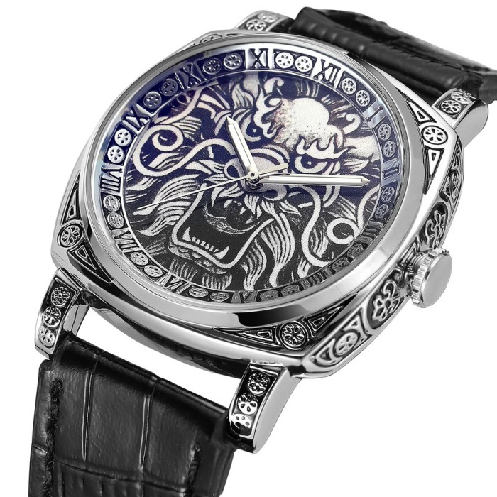 Чоловічі наручні годинники Forsining 8259 Dragon