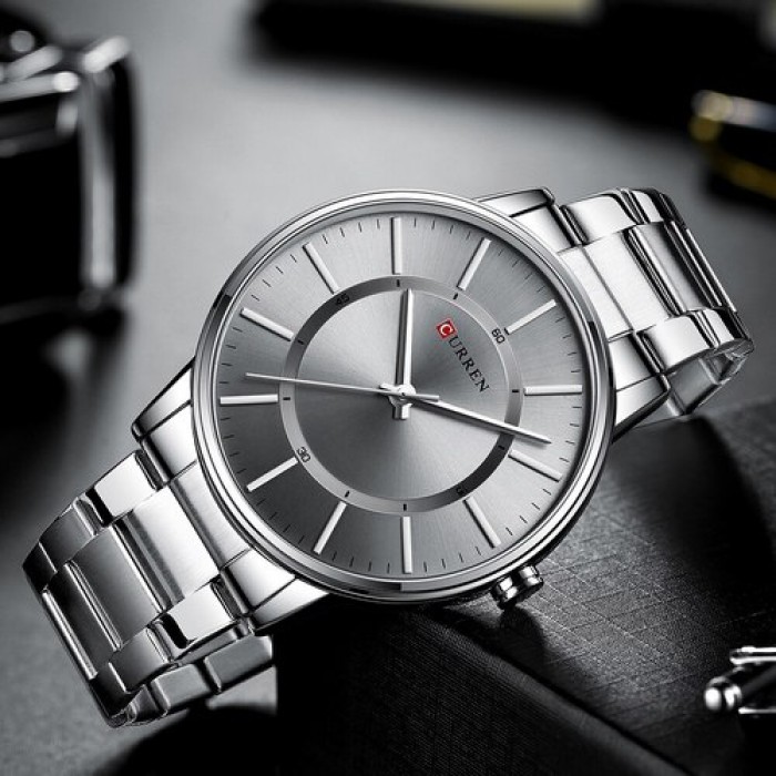 Curren 8385 Silver-Gray