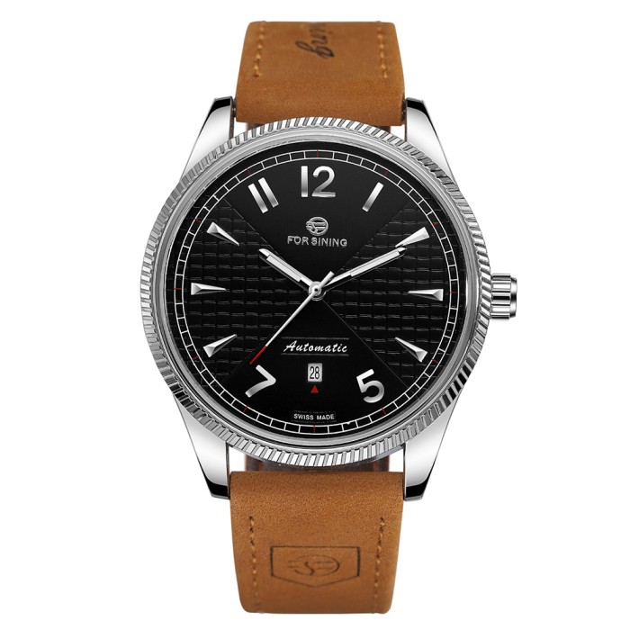 Годинник Forsining 8270 Silver-Black - стиль та якість