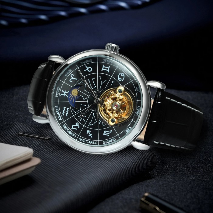 Годинники Winner 8271 Silver-Black