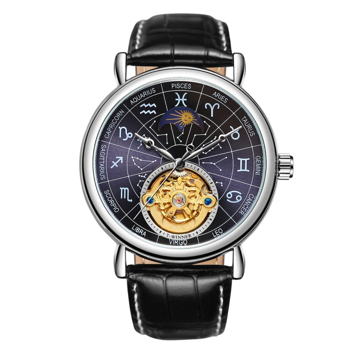 Наручний годинник Winner 8271 Silver-Blue