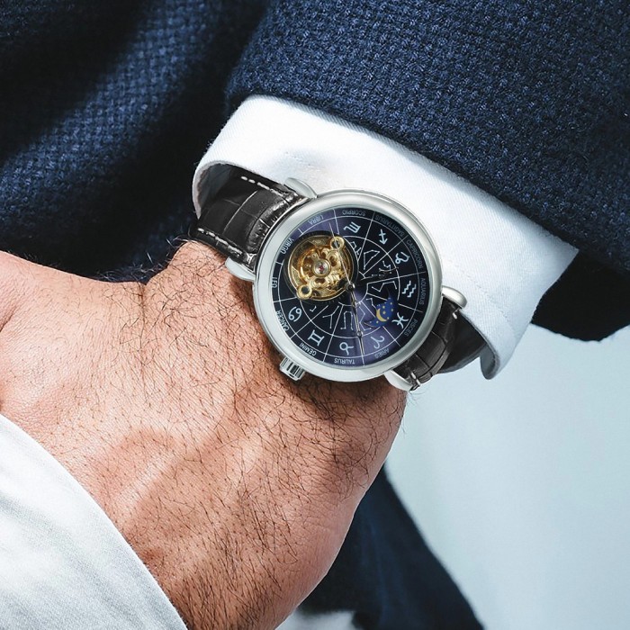 Наручний годинник Winner 8271 Silver-Blue