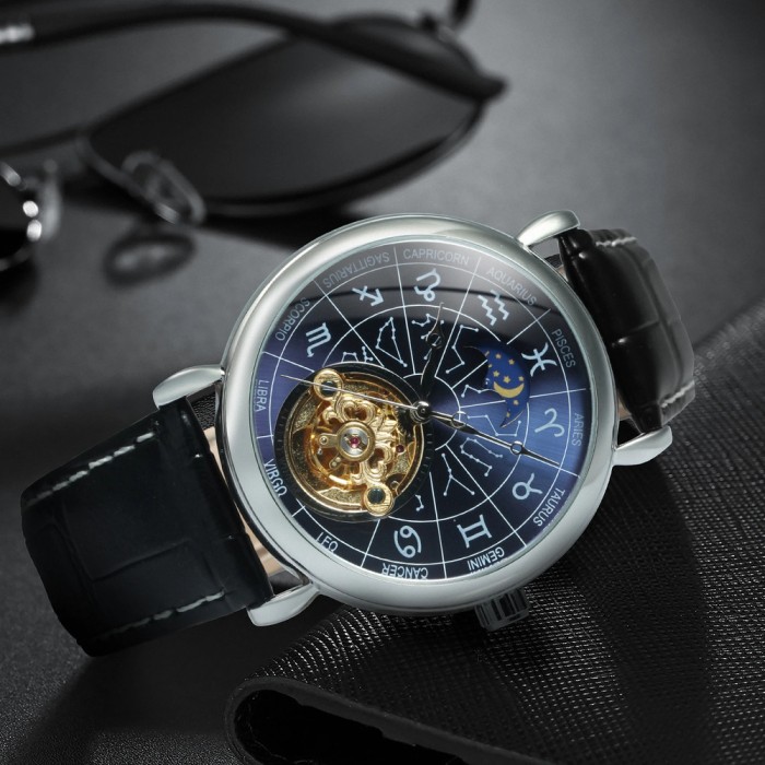 Наручний годинник Winner 8271 Silver-Blue