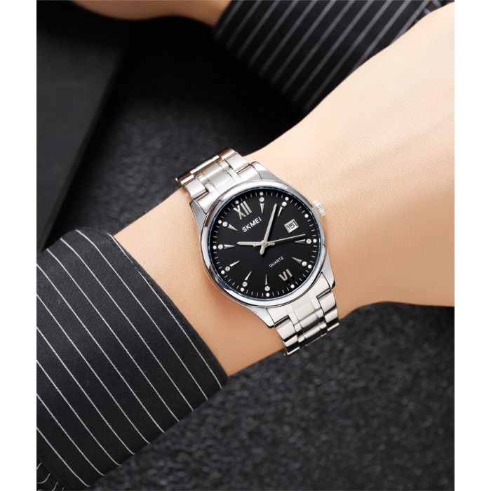 Годинник Skmei 2158SIBK Silver-Black - Стильний чоловічий аксесуар