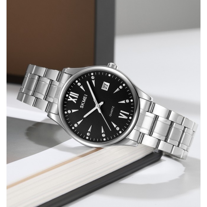 Годинник Skmei 2158SIBK Silver-Black - Стильний чоловічий аксесуар