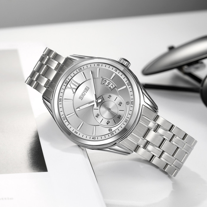 Годинники Skmei 9319SISI Silver-Silver - стиль і надійність