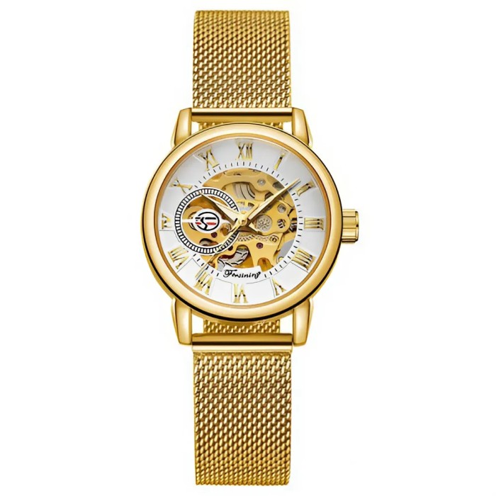 Годинник Forsining 8099 Automatics Gold-White