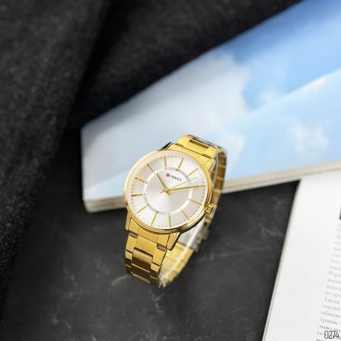 Curren 8385 Gold-White
