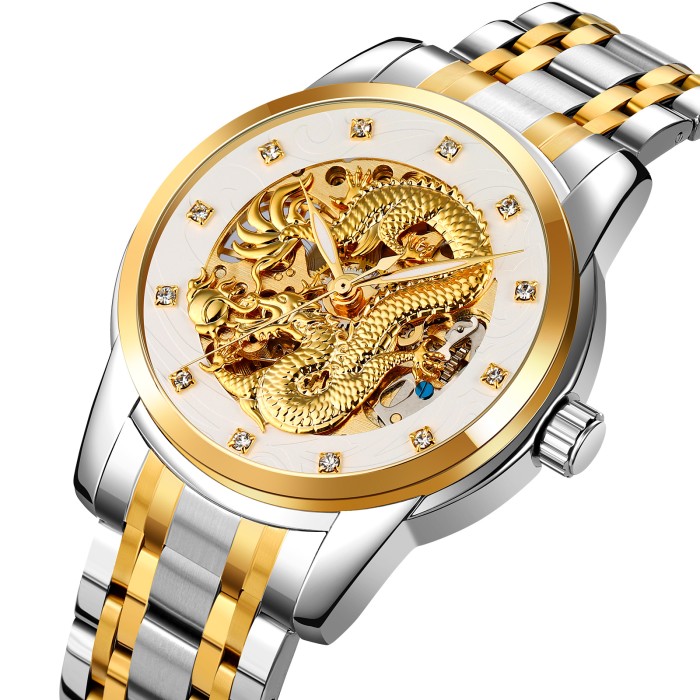 Годинники Skmei 9310TGDSI Silver-Gold-Silver