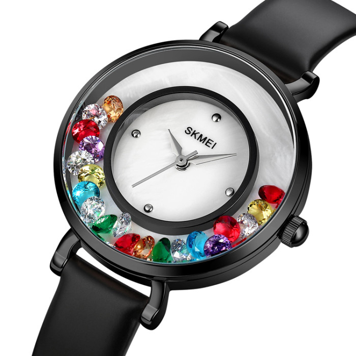 Жіночий наручний годинник Skmei 2041BK Black