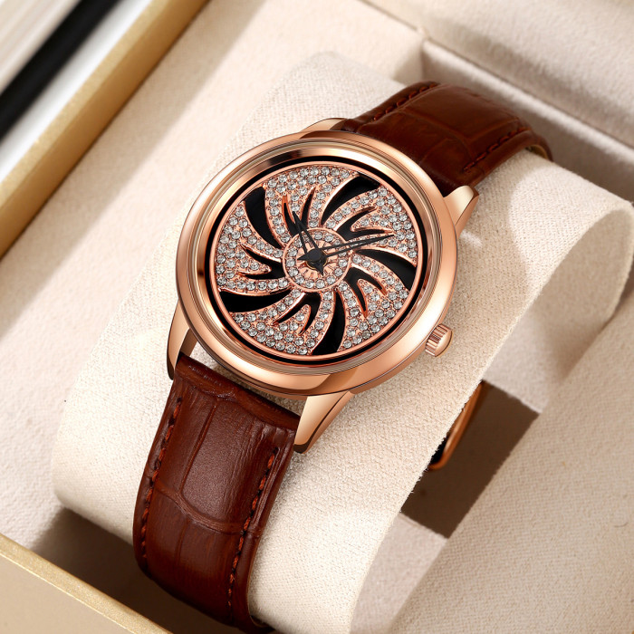 Жіночий наручний годинник Skmei 2179BN Brown