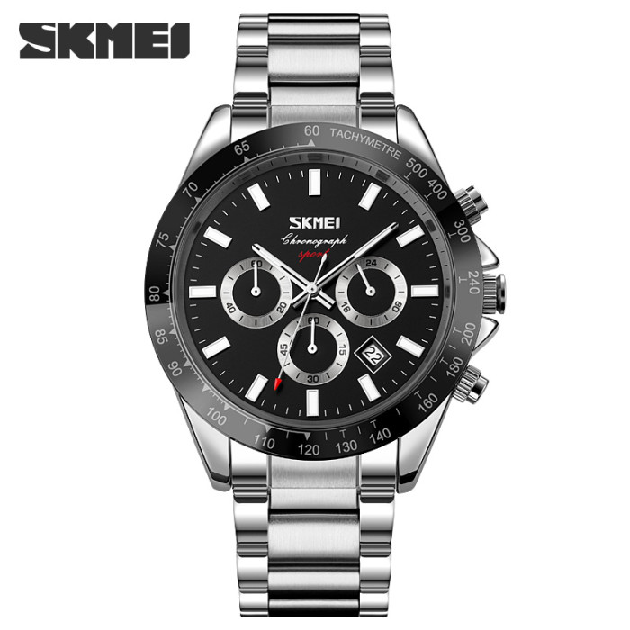Наручний годинник Skmei 9259SIBK Silver-Black