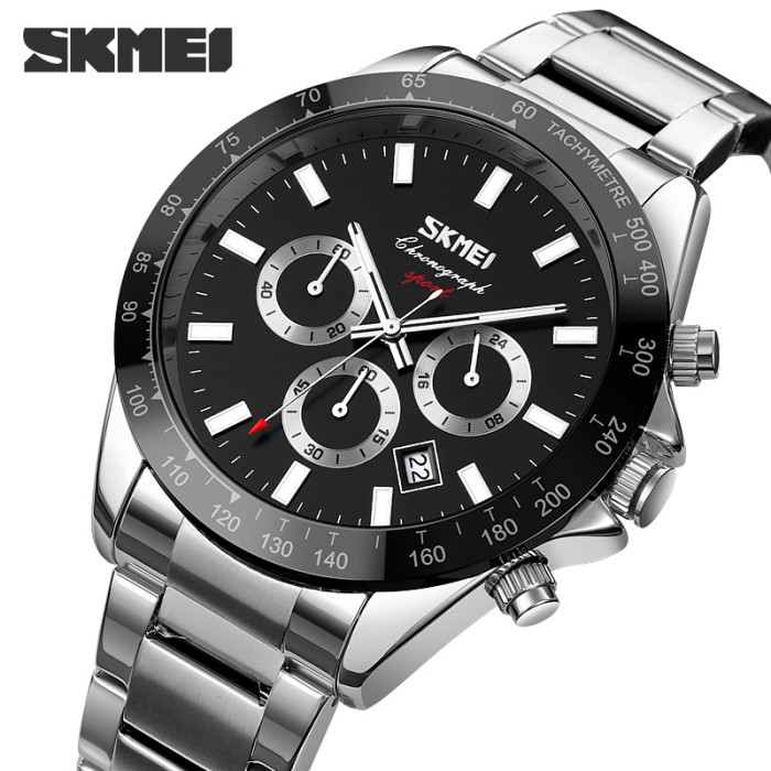 Наручний годинник Skmei 9259SIBK Silver-Black