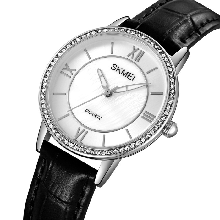 Жіночі наручні годинники Skmei 2253SIBK Silver-Black