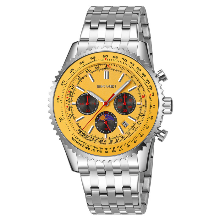 Годинник Skmei 9348GD Gold - стильний аксесуар для чоловіків