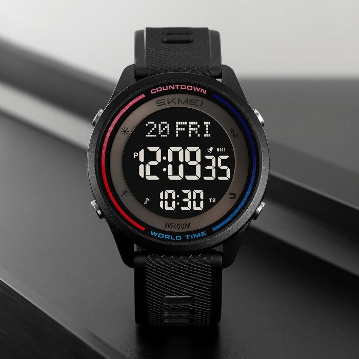 Чоловічий наручний годинник Skmei 2348BKBK Black