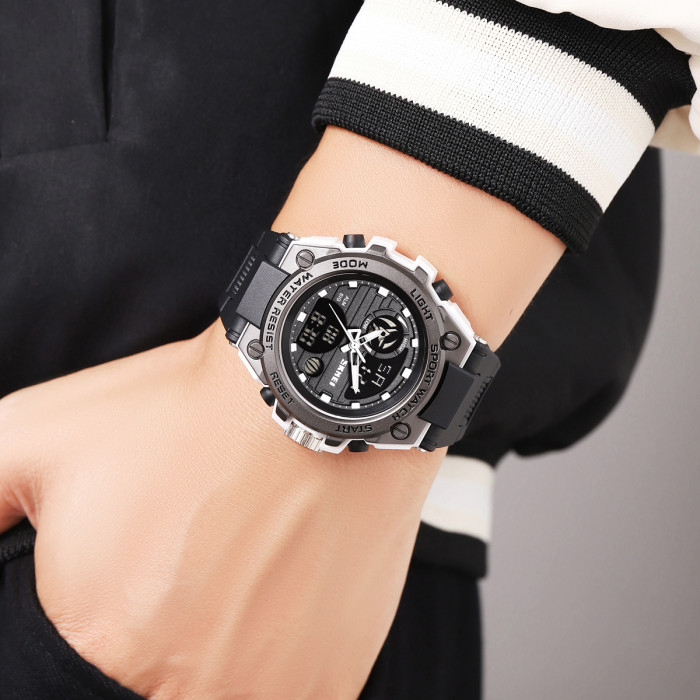 Годинник Skmei 2360BKSI Black-Silver