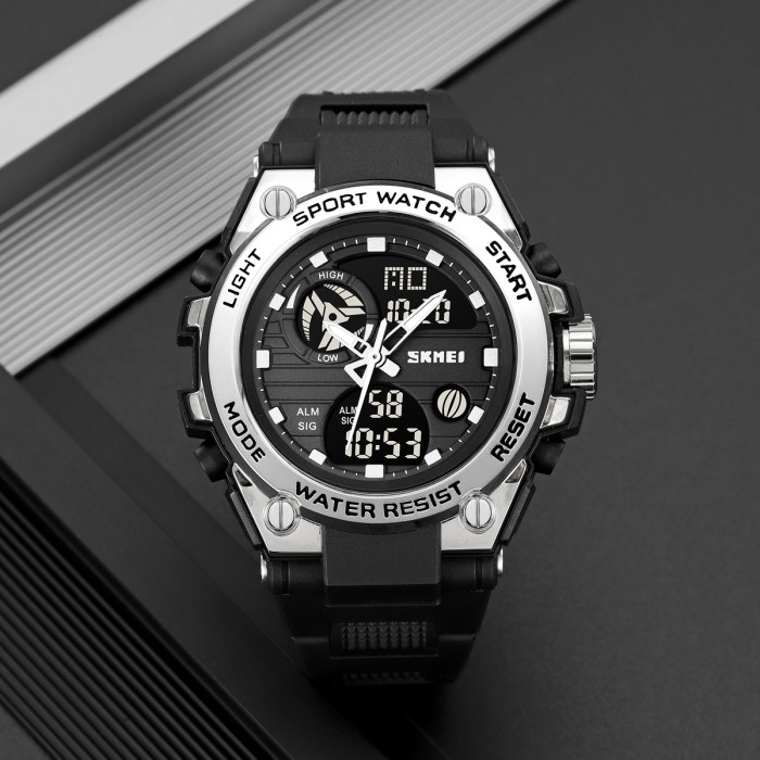 Годинник Skmei 2360BKSI Black-Silver