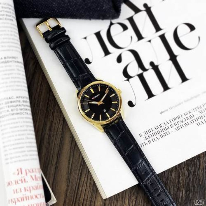 Curren 8365 Black-Gold