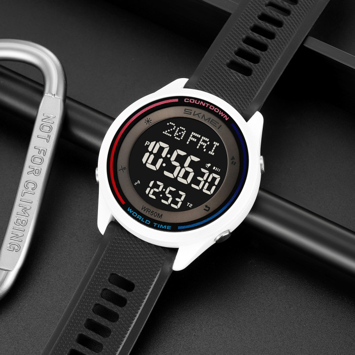 Годинник Skmei 2348WT White – Спортивний стиль та функціональність