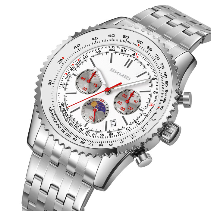 Наручний годинник Skmei 9348SI Silver: стиль та елегантність